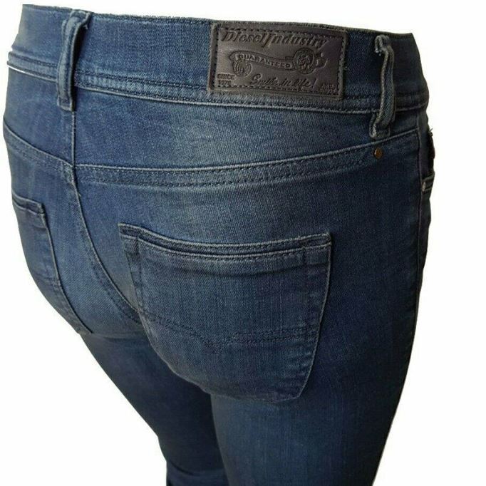 ローリー 0857c レディース ジーンズ デニム ストレッチ スリム ブーツカット ローウエスト フィット パンツ ディーゼル