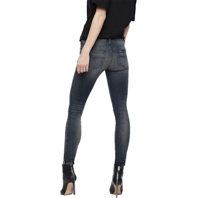 ディーゼル スキンジー ロージップ 084xf レディース スーパージーンズ スリム スキニー ロー ウエスト フィット パンツ