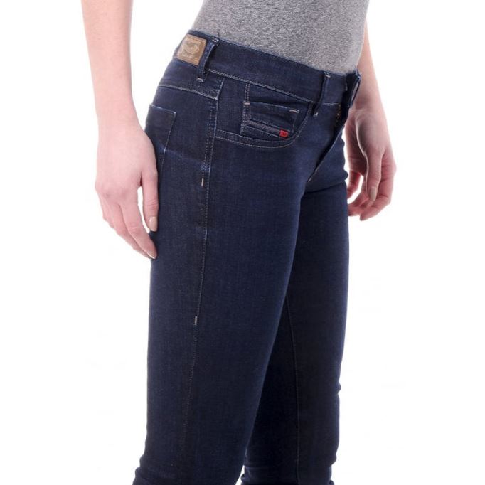 ディーゼル リヴィエ 0860n レディース ジーンズ スーパースリム ジェギング ローウエスト フィット パンツ