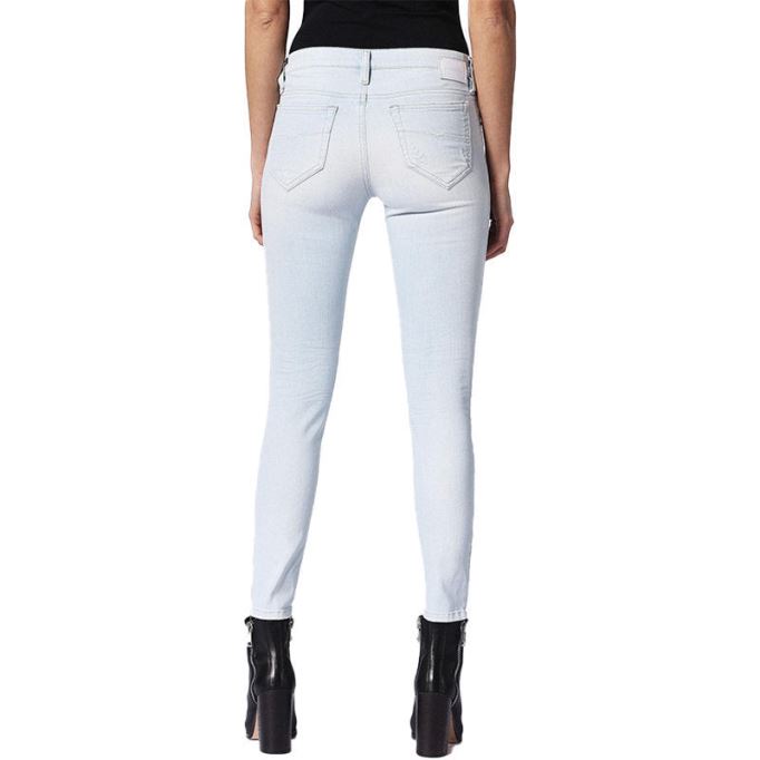 Skinzee Zip 084qe メンズ ジーンズ スーパースリム スキニー レギュラー ウエスト フィット パンツ ディーゼル