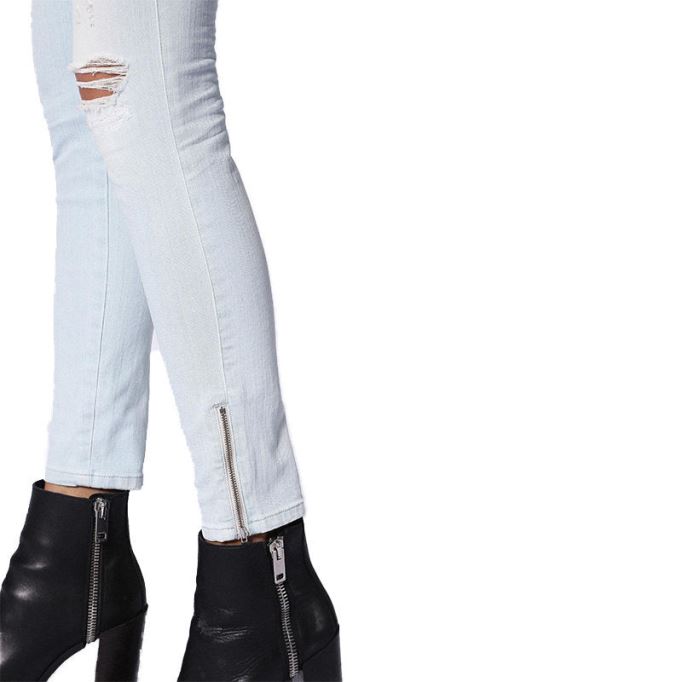 Skinzee Zip 084qe メンズ ジーンズ スーパースリム スキニー レギュラー ウエスト フィット パンツ ディーゼル