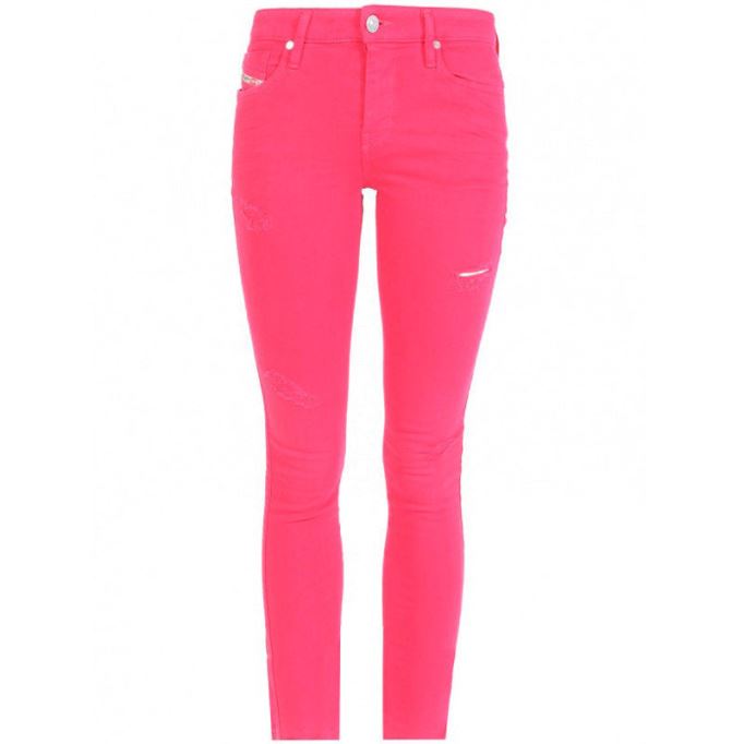 ディーゼル Slandy アンクル 084ex レディース ジーンズ スーパースリム スキニー レギュラー ウエスト フィット パンツ