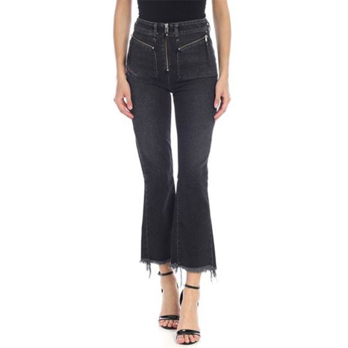 ディーアーリー 089ap レディース ジーンズ デニム カジュアル スリム ハイウエスト フレアスタイル パンツ ディーゼル