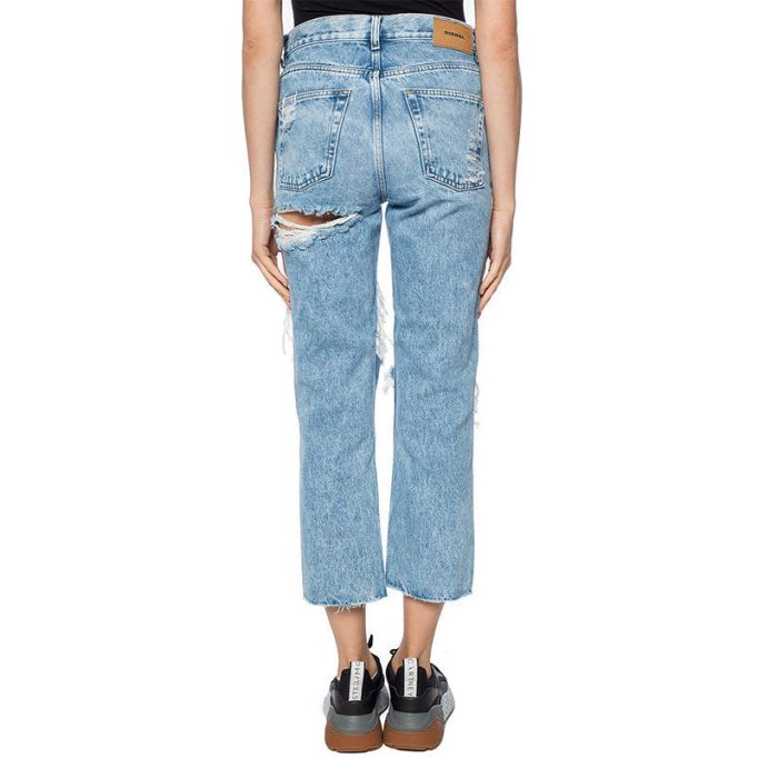 ディーゼル アリエル 0076n レディース ジーンズ デニム レギュラー ストレート レギュラー ウエストフィット パンツ