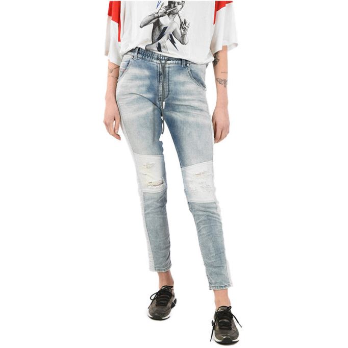 Krailey Sp Ne 0672g レディース ジョグジーンズ レギュラーフィット スウェットジーンズ デニムパンツ ディーゼル