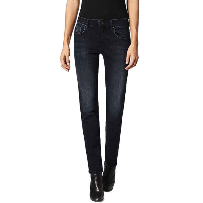 サンディ 0686b レディース ジーンズ レギュラー スリム ストレート レギュラー ウエストフィット トラウザー ディーゼル