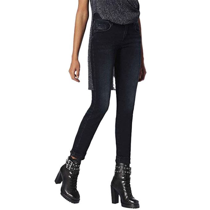 サンディ 0686b レディース ジーンズ レギュラー スリム ストレート レギュラー ウエストフィット トラウザー ディーゼル