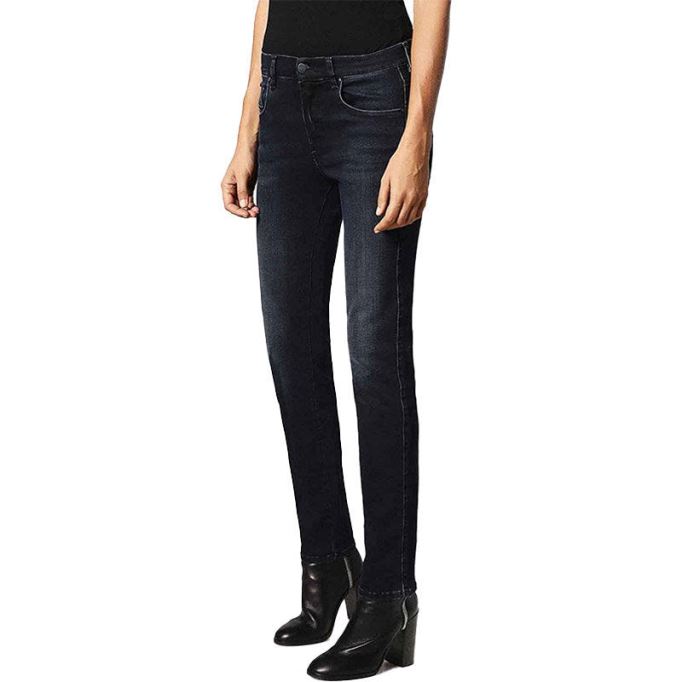 サンディ 0686b レディース ジーンズ レギュラー スリム ストレート レギュラー ウエストフィット トラウザー ディーゼル