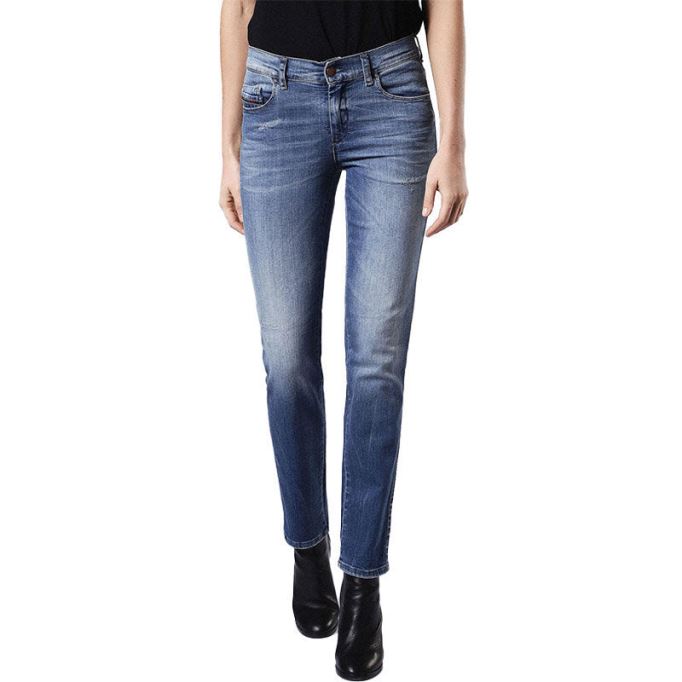 サンディ 0681u レディース ジーンズ レギュラー スリム ストレート レギュラー ウエストフィット トラウザー ディーゼル